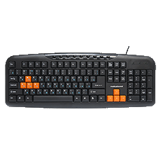 Клавиатура KN-11U BLACK-ORANGE