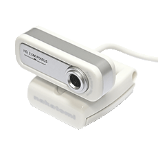 Веб-камера WC-E2000 White-Silver